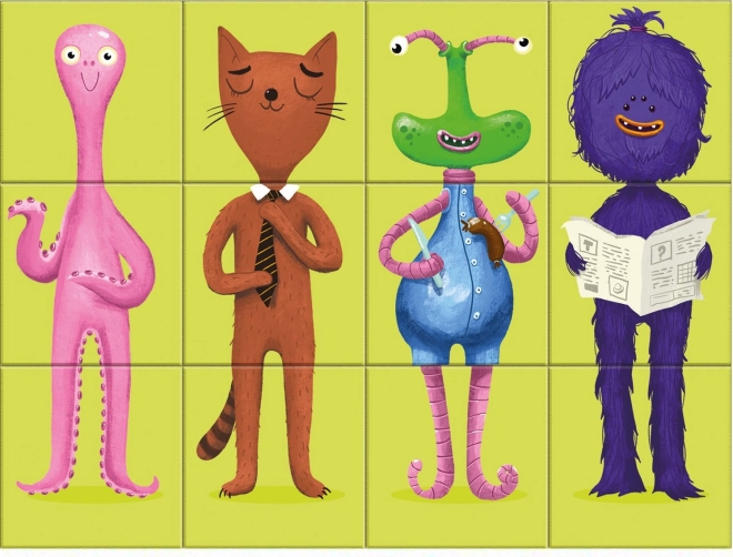 Creatieve blokjes - monstertjes