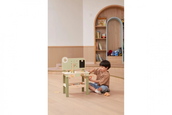 Houten werkbank