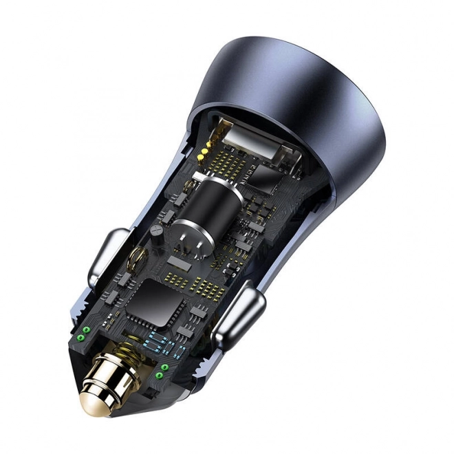 Baseus Car Charger with USB and USB-C, 40W
