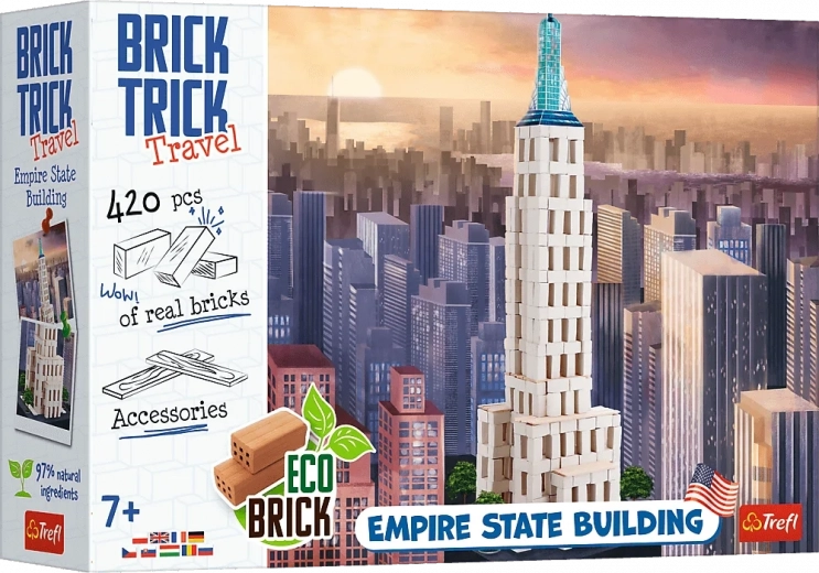 Jeu de construction TREFL BRICK TRICK Travel : Empire State Building XL (420 pièces)
