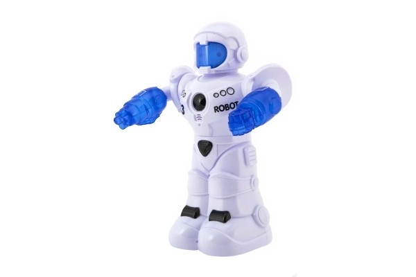 Moving Talking Robot with Light and Sound in Box