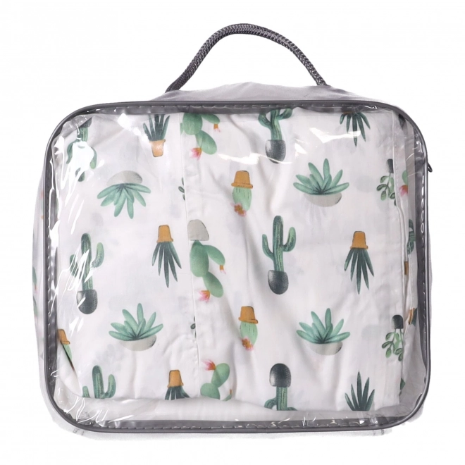 Baby cocon / nestje 90*50 cm - cactuspatroon