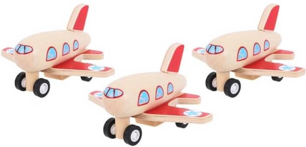 Holzziehflugzeug