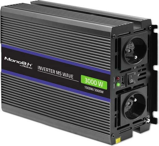 Onduleur MONOLITH MS Wave 12V vers 230V, 1500/3000 W, USB