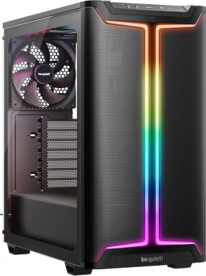 be quiet! Pure Base 501 DX zwart – compacte ATX‑behuizing met hoge luchtstroom