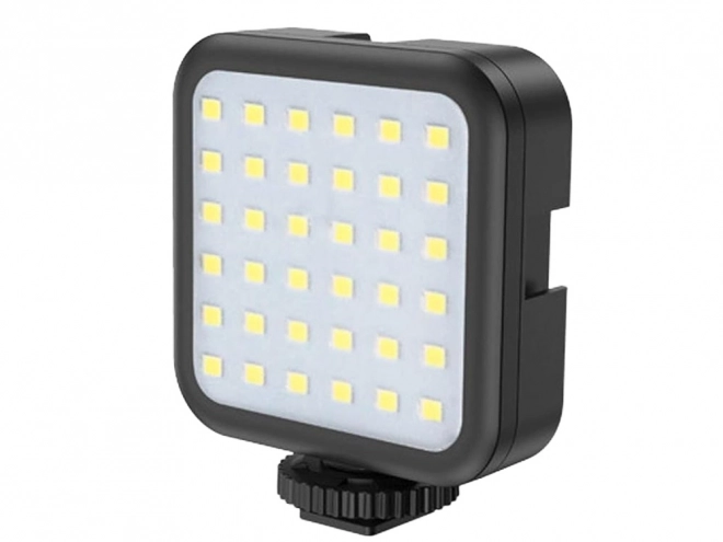 Kit de vlogging avec support, lumière LED et microphone