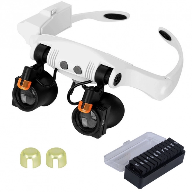 Professionelle Uhrmacher-Lupenbrille mit LED