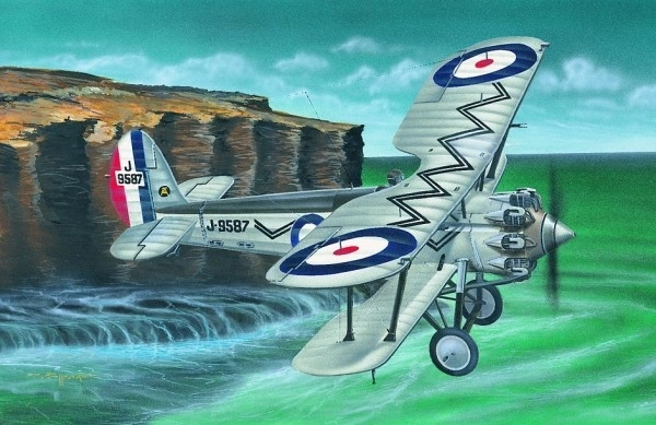 Model Bristol Bulldog 1:48 15,3x21,1cm in doos