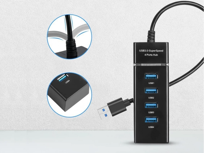 Hub USB 4 ports