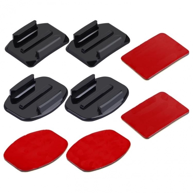 Set van stickers en bevestigingselementen Puluz voor Osmo Action / GoPro