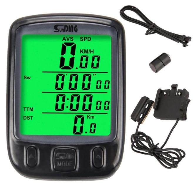 Compteur de vélo étanche avec écran LCD