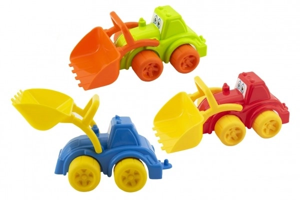 Plastic bouwgraafmachine/lader voor kinderen