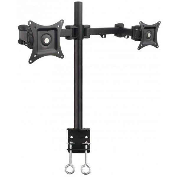 Desktop Mount for LCD/LED 13-27 inch dual 2x10 kg