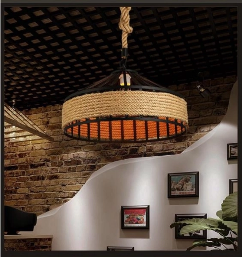 Rustic design with natural rope