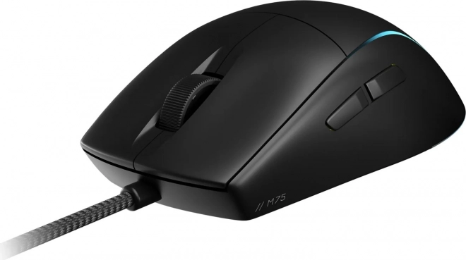 Gamingmuis M75 RGB zwart