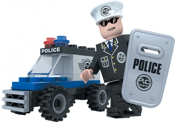 Bouwpakket Dromader - politieauto 33 stuks