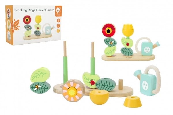 Houten puzzel Bloementuin