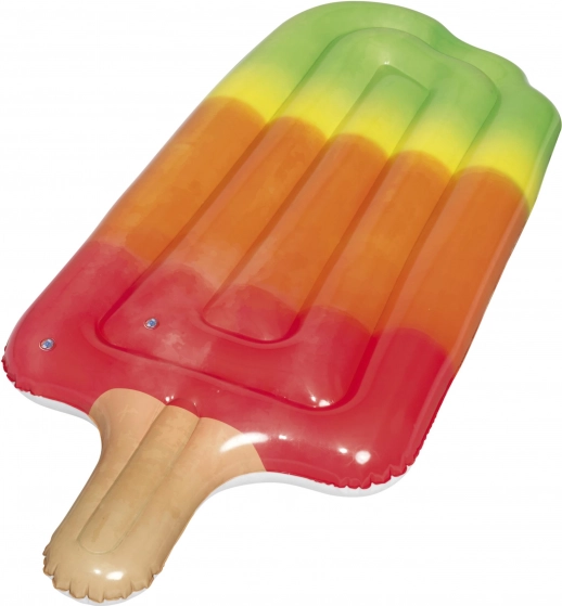 BESTWAY inflatable popsicle-shaped lounger 185 × 89 cm, 90 kg capacity