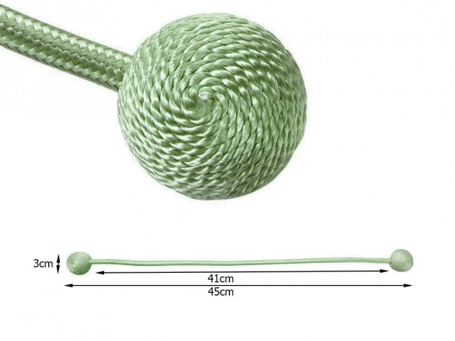 Decorative magnetic clips for curtains – Green