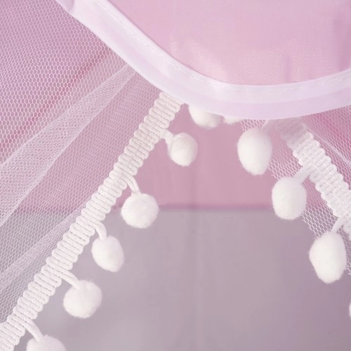 Children's pink tent with led lights