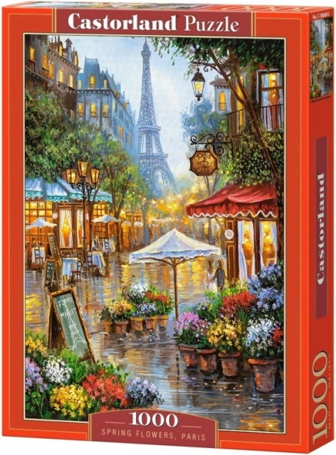 Puzzel 1000 stukjes Lente bloemen, Parijs