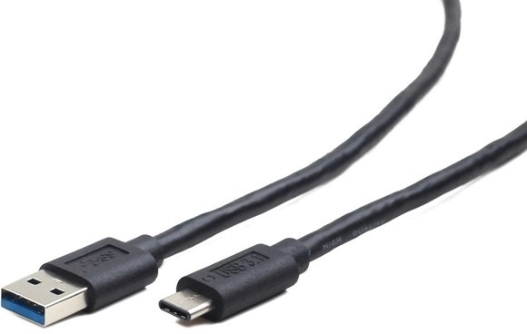 USB Cable USB‑C to USB‑A 3.0, 1 m, Black