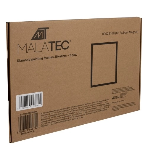 Magnetische lijst 30x40cm- 2 stuks. Malatec 23109