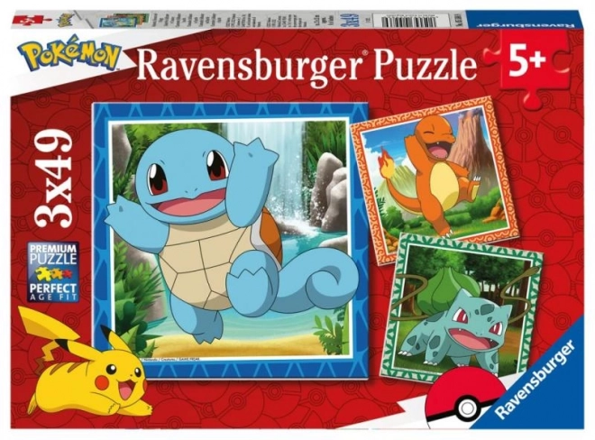 Ravensburger puzzel Pokémon 3x49 stukjes