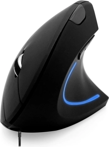 Ergonomische vertikale Maus MEDIA-TECH VERTIC MT1122 mit Beleuchtung, kabelgebunden