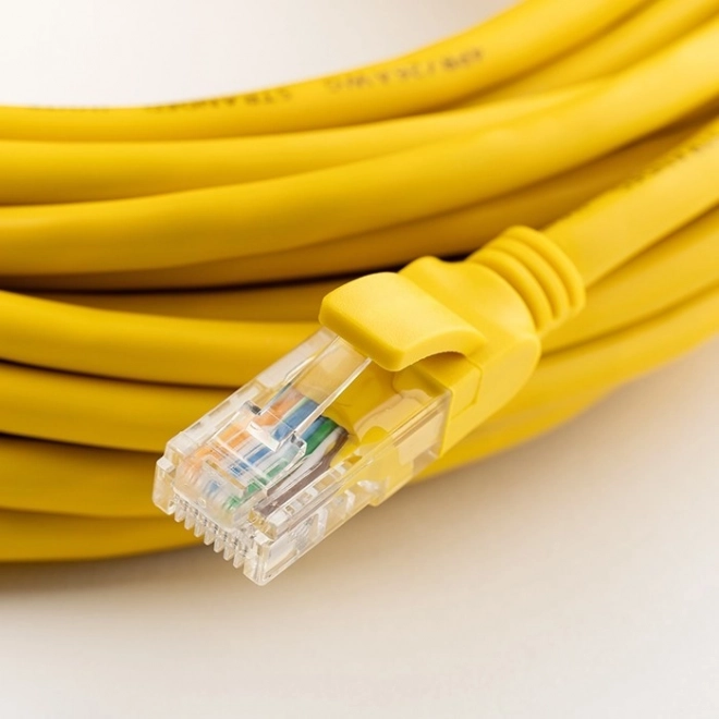 Wtyk RJ45 CAT6 UTP Pass Through avec contacts plaqués or, 100 pcs