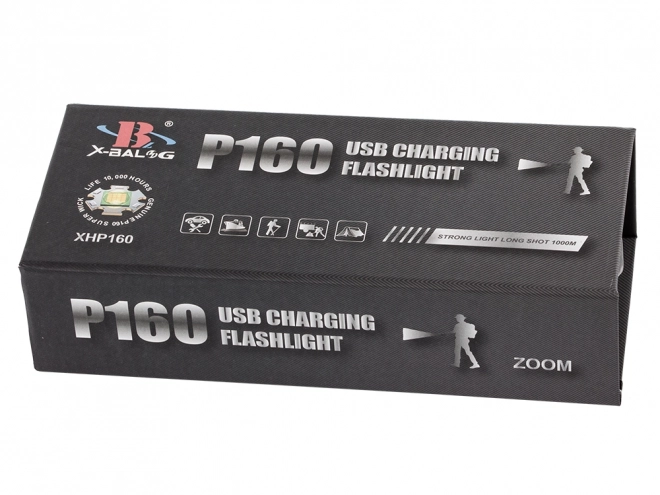 Military Tactical Flashlight Bailong LED Cree XHP160
