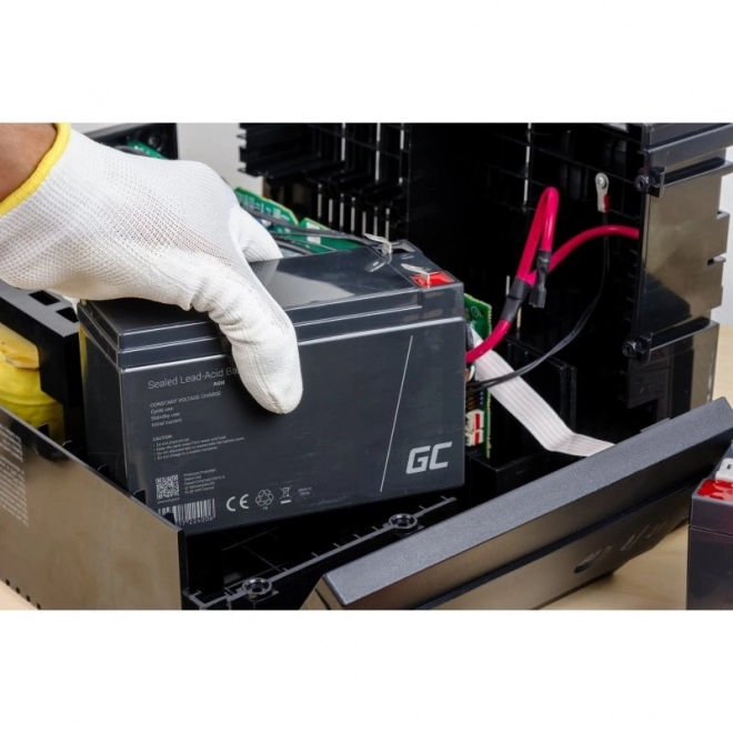 Oplaadbare batterij AGM VRLA Green Cell AGM50 12V 10Ah (voor UPS, speelgoedautootjes, grasmaaiers)