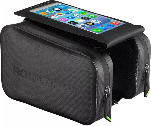 Fahrradtasche mit Handyhülle ROCKBROS, wasserdicht, schwarz