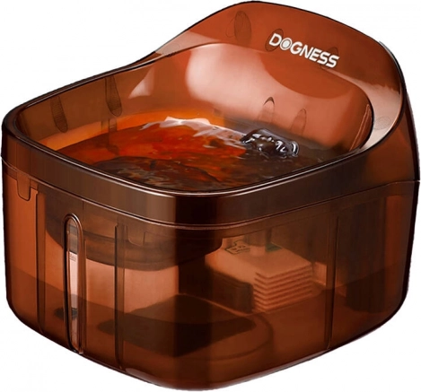 Slimme drinkfontein voor honden en katten DOGNESS D01 2 l, bruin