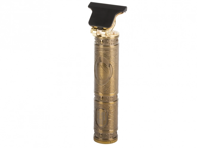 Gouden elektrische baard- en haartrimmer
