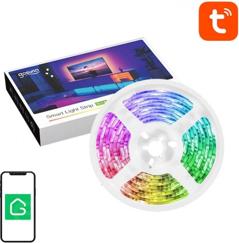 Slimme WiFi RGB LED-strip Gosund SL1 2,8 m