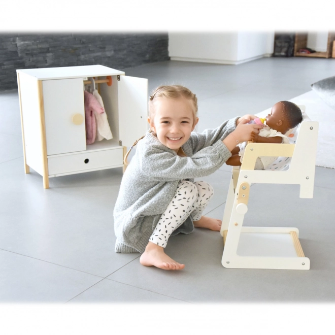 Small Foot Multifunctioneel Stoeltje voor Poppen Little Button