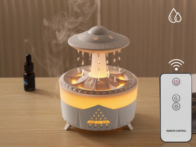 Luftbefeuchter und aromatischer Diffusor in UFO-Form