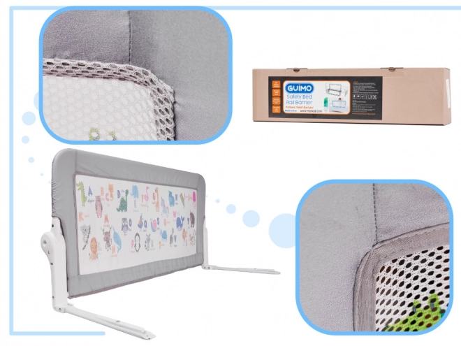 Protective Bed Guard 90cm Animals Design