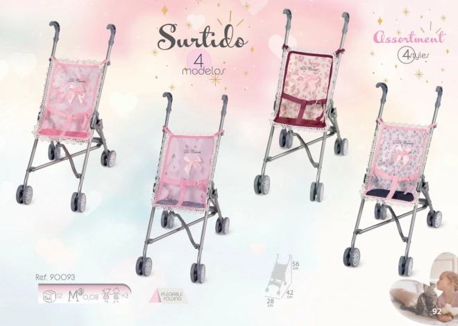 DeCuevas 90093 Foldable Doll Stroller Golf Clubs 56 cm – Daniela