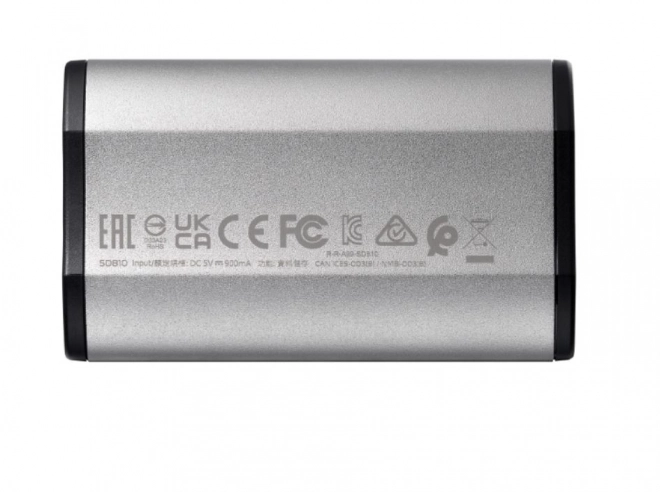 Disque SSD externe ADATA SD810 1TB USB 3.2C 20Gb/s argent