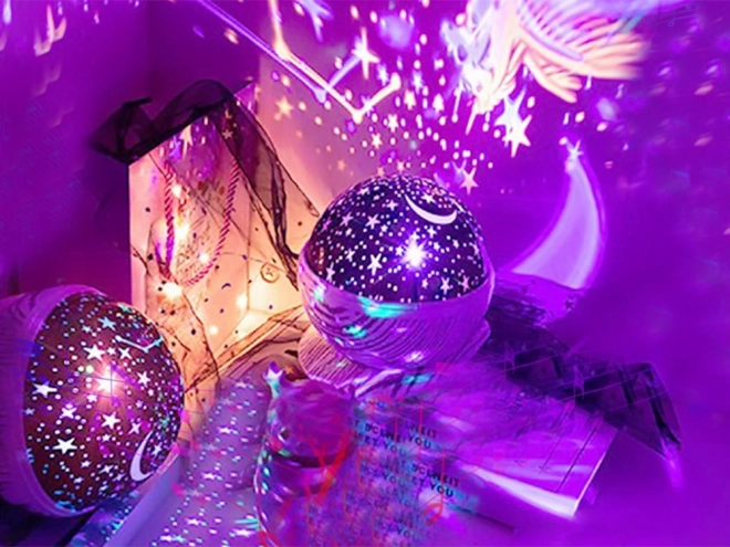 Rotating Star LED Night Lamp Projector with Unicorn Theme