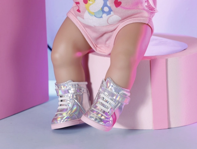 BABY born Holografische sportschoenen voor poppen 43 cm