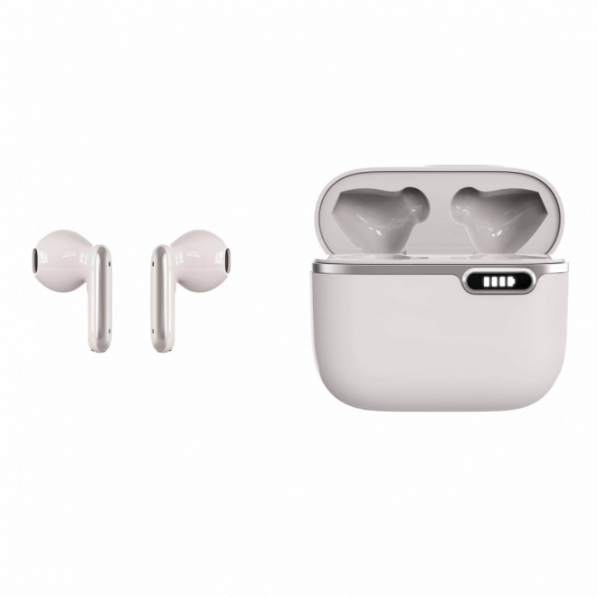 Bluetooth-Kopfhörer mit HQ-Mikrofon TWS Weiß