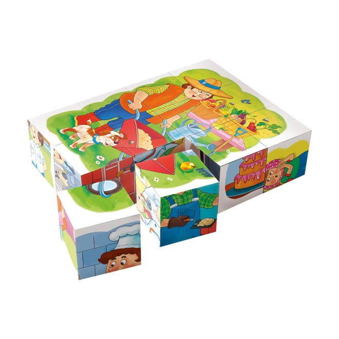 Kleurrijke puzzelafbeeldingen