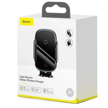 Elektrische telefoonhouder voor in de auto Baseus met draadloze oplader