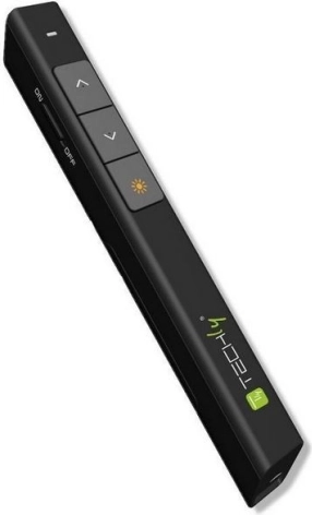 Wireless presenter with laser pointer – black
