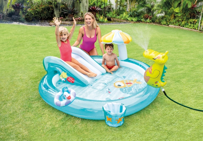 Inflatable Children's Pool with Slide INTEX