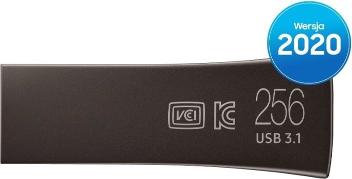 flashdrive samsung bar plus usb 3.1 256 gb titan gray