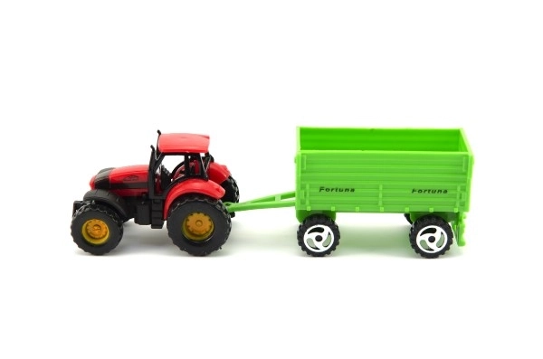 Tractor met aanhanger 16 cm
